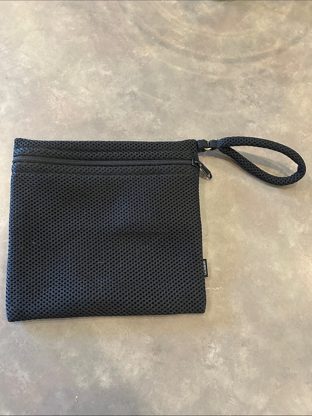 Gooseberry Black Mesh Travel Pouch